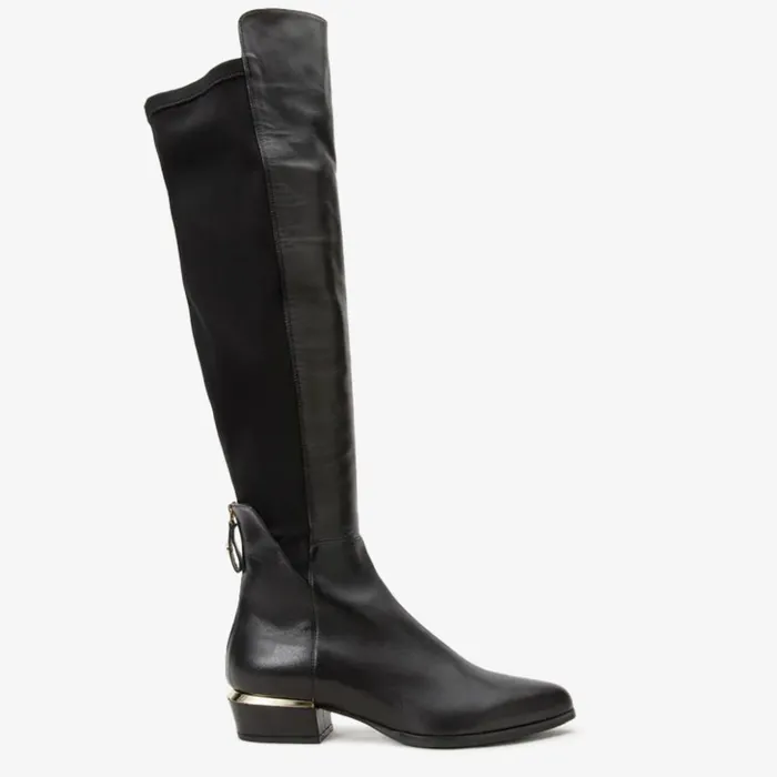 Vinci Leather Boots and Booties The Fairoks Black Leather Pointy Toe Knee High Boot 8211 Women Vinci Leather Boots and Booties The Fairoks Black Leather Pointy Toe Knee High Boot 8211 Women