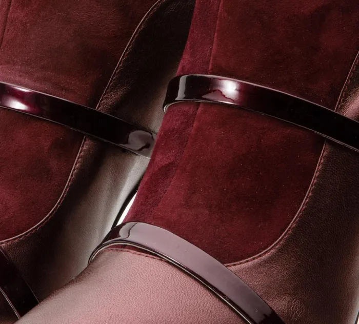 Vinci Leather Boots and Booties The Manila Burgundy Leather Ankle Boot 8211 Women