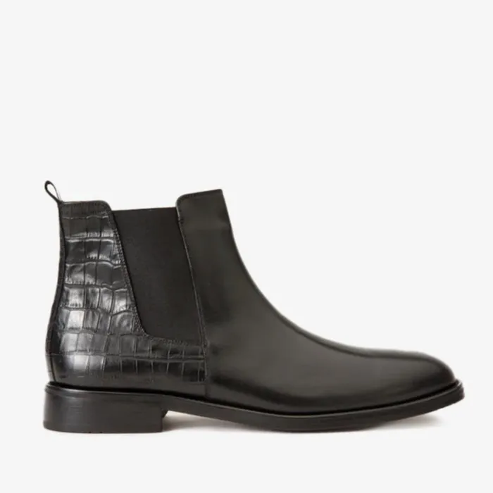 Vinci Leather Boots The Manby Black Leather Chelsea Boot 8211 Men