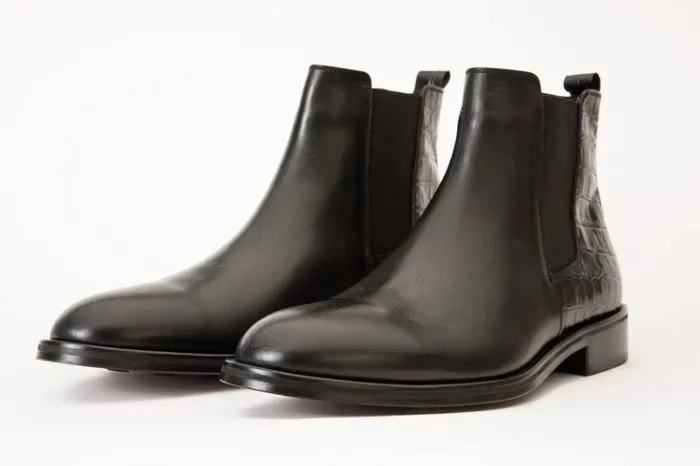 Vinci Leather Boots The Manby Black Leather Chelsea Boot 8211 Men