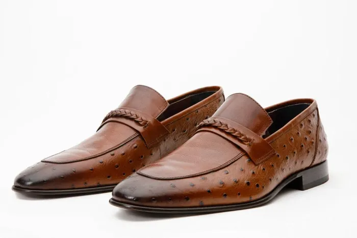 Vinci Leather Dress Shoes The Johannesburg Brown Leather Dress Loafer Shoe 8211 Men