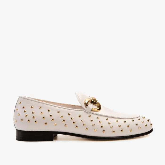 Vinci Leather Dress Shoes The Jupiter Shoe White Spike Leather Bit Dress Loafer Limited Edition Shoe 8211 Men Vinci Leather Dress Shoes The Jupiter Shoe White Spike Leather Bit Dress Loafer Limited Edition Shoe 8211 Men