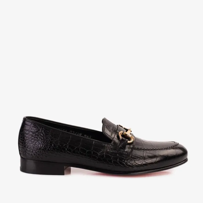 Vinci Leather Dress Shoes The Monaco Black Leather Shoe Bit Loafer 8211 Men