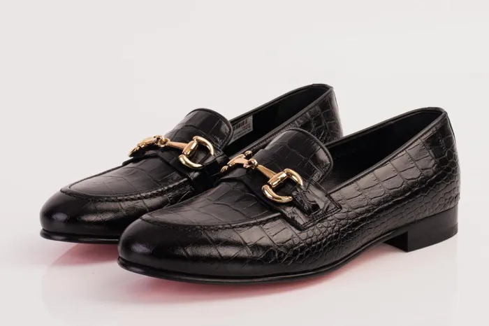Vinci Leather Dress Shoes The Monaco Black Leather Shoe Bit Loafer 8211 Men
