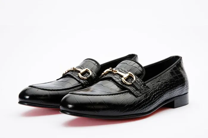 Vinci Leather Dress Shoes The Monaco Black Leather Shoe Bit Loafer 8211 Men