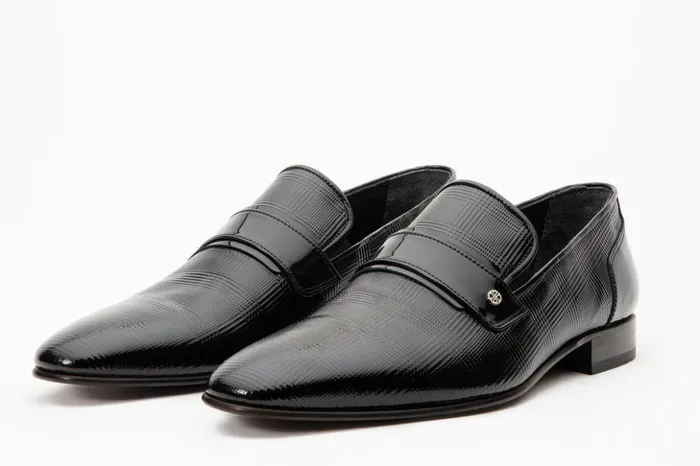 Vinci Leather Dress Shoes The Warsaw Shoe Black Leather Bit Loafer 8211 Men