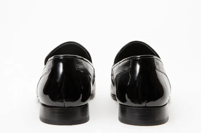 Vinci Leather Dress Shoes The Warsaw Shoe Black Leather Bit Loafer 8211 Men