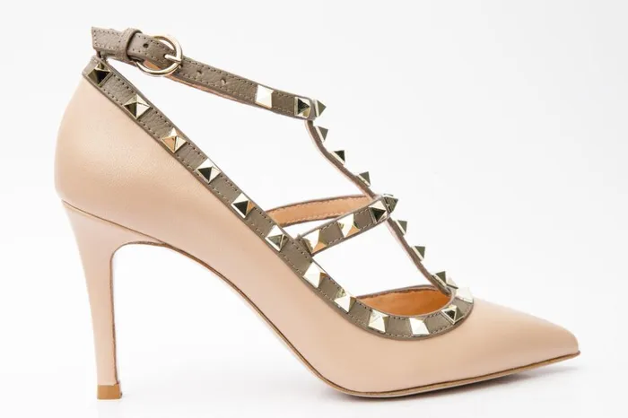 Vinci Leather Heels The Lulka Cream Spike Leather Pump Shoe 8211 Women