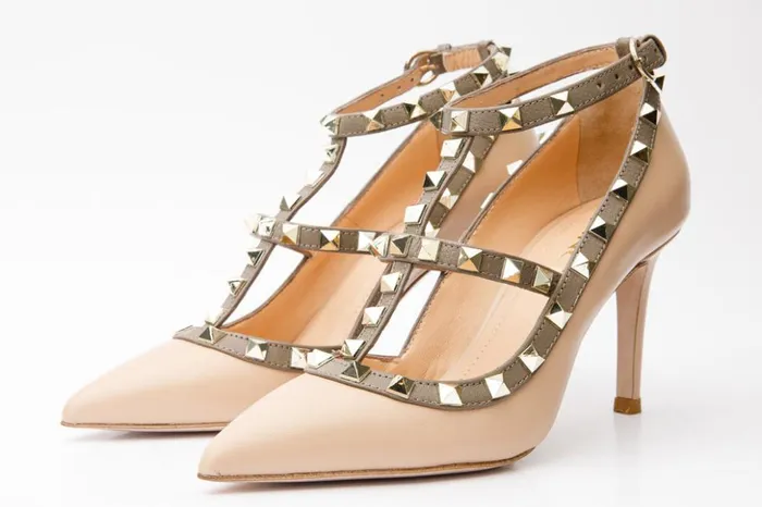 Vinci Leather Heels The Lulka Cream Spike Leather Pump Shoe 8211 Women