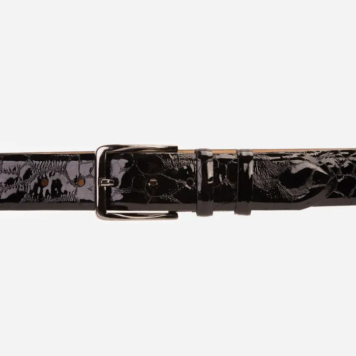 Vinci Leather Leather Belts The Moher Black Calfskin Belt 8211 Men