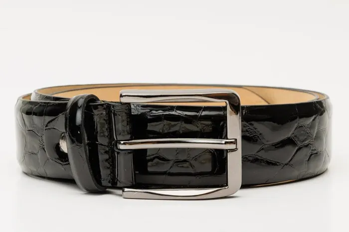 Vinci Leather Leather Belts The Moher Black Calfskin Belt 8211 Men