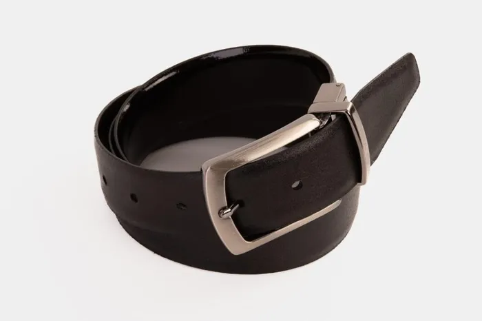 Vinci Leather Leather Belts The Sun Reversible Black Patent Leather Belt 8211 Men