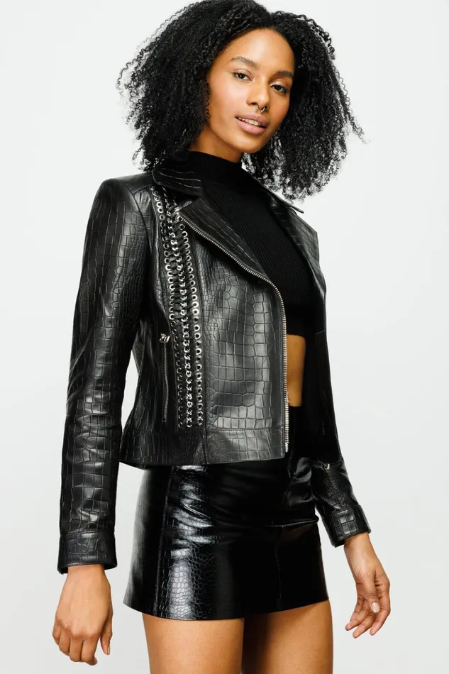Vinci Leather Leather Jackets The Singapore Black Leather Jacket 8211 Women