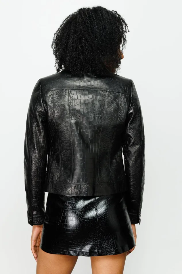 Vinci Leather Leather Jackets The Singapore Black Leather Jacket 8211 Women