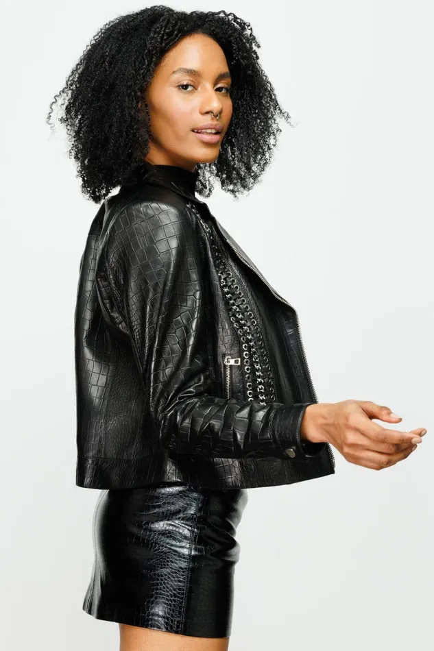 Vinci Leather Leather Jackets The Singapore Black Leather Jacket 8211 Women