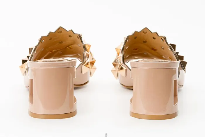 Vinci Leather Sandals The Balat Cream Leather Block Heel Sandal 8211 Women