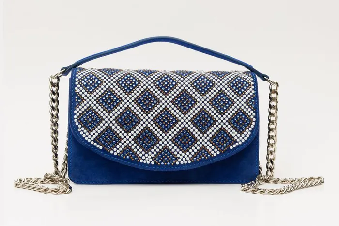 Vinci Leather Sandals The Nampula Sax Blue Glitter Leather Handbag 8211 Women Vinci Leather Sandals The Nampula Sax Blue Glitter Leather Handbag 8211 Women