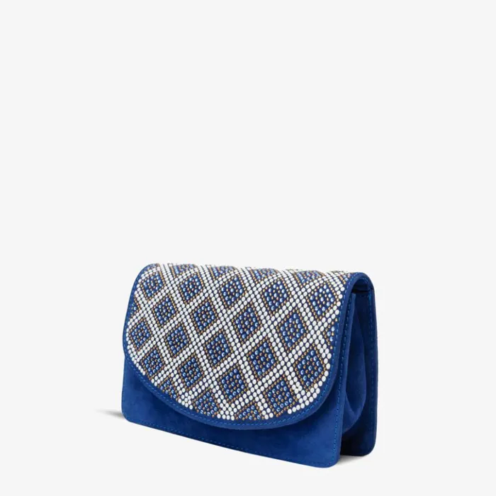 Vinci Leather Sandals The Nampula Sax Blue Glitter Leather Handbag 8211 Women