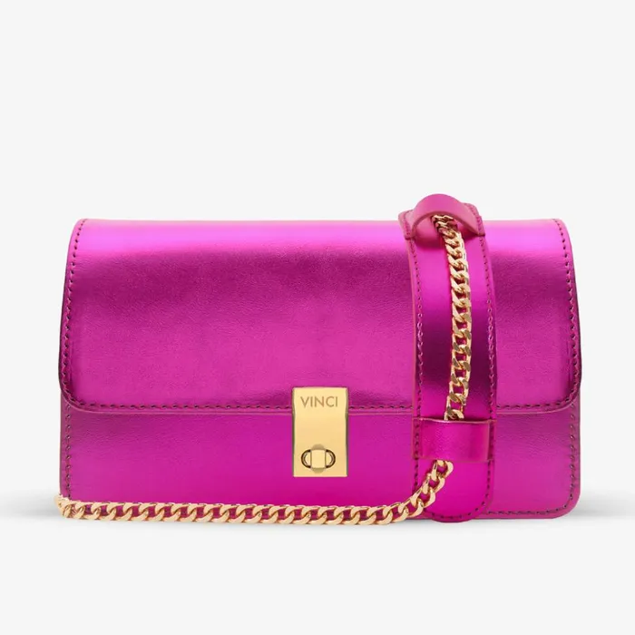 Vinci Leather Sandals The Torola Fuchsia Handbag 8211 Women