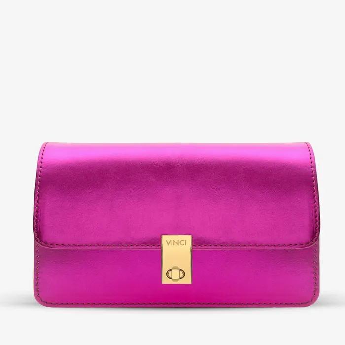 Vinci Leather Sandals The Torola Fuchsia Handbag 8211 Women