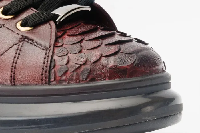 Vinci Leather Sneakers The Adler Burgundy Snk Leather Sneaker Limited Edition 8211 Men