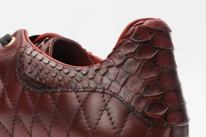 Vinci Leather Sneakers The Adler Burgundy Snk Leather Sneaker Limited Edition 8211 Men