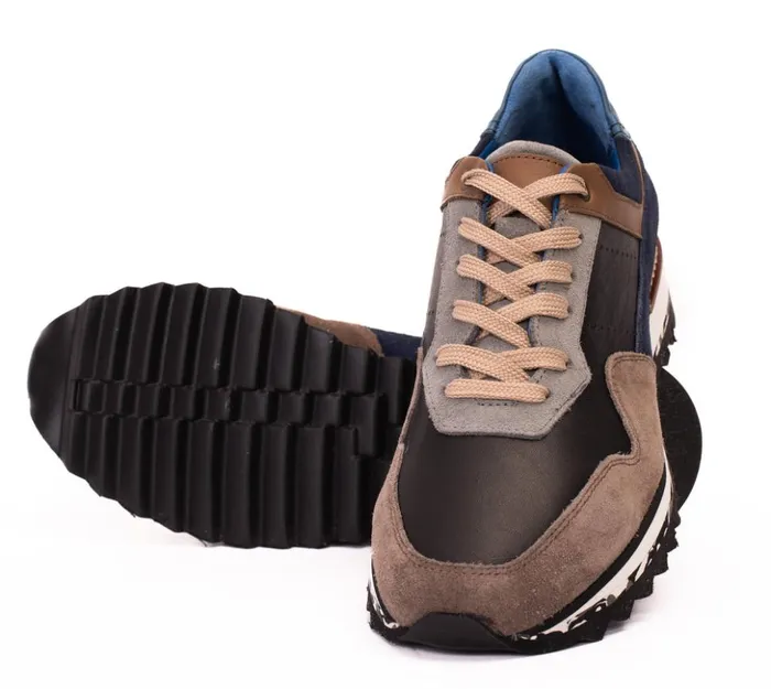 Vinci Leather Sneakers The Hoskova Jean Blue Leather Sneaker 8211 Men