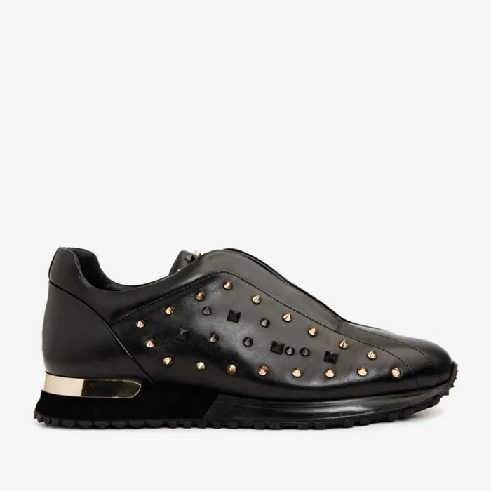 Vinci Leather Sneakers The Infanta Black Spike Leather Sneaker Limited Edition 8211 Men Vinci Leather Sneakers The Infanta Black Spike Leather Sneaker Limited Edition 8211 Men