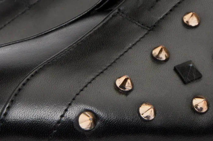 Vinci Leather Sneakers The Infanta Black Spike Leather Sneaker Limited Edition 8211 Men