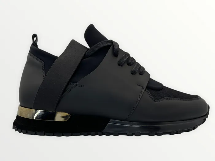 Vinci Leather Sneakers The Reno Black Leather Sneaker 8211 Men