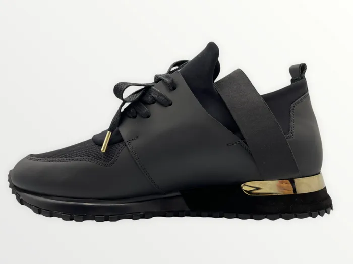 Vinci Leather Sneakers The Reno Black Leather Sneaker 8211 Men
