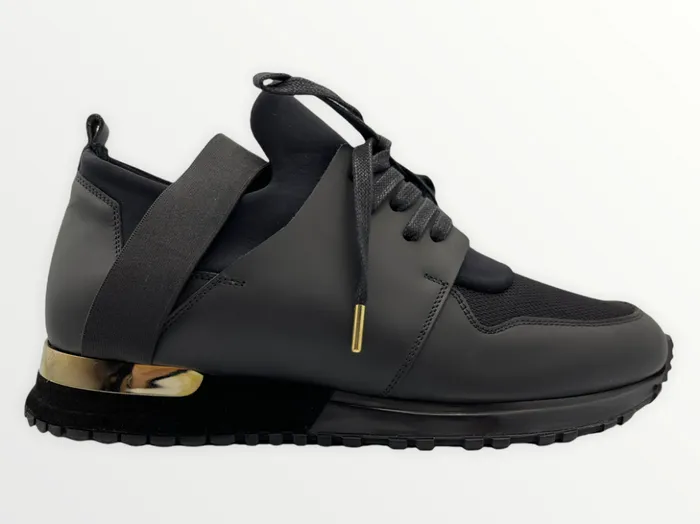 Vinci Leather Sneakers The Reno Black Leather Sneaker 8211 Men