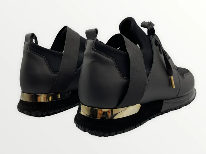 Vinci Leather Sneakers The Reno Black Leather Sneaker 8211 Men