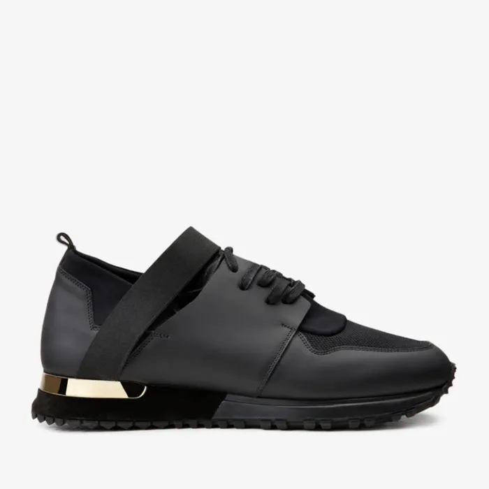 Vinci Leather Sneakers The Reno Black Leather Sneaker 8211 Men