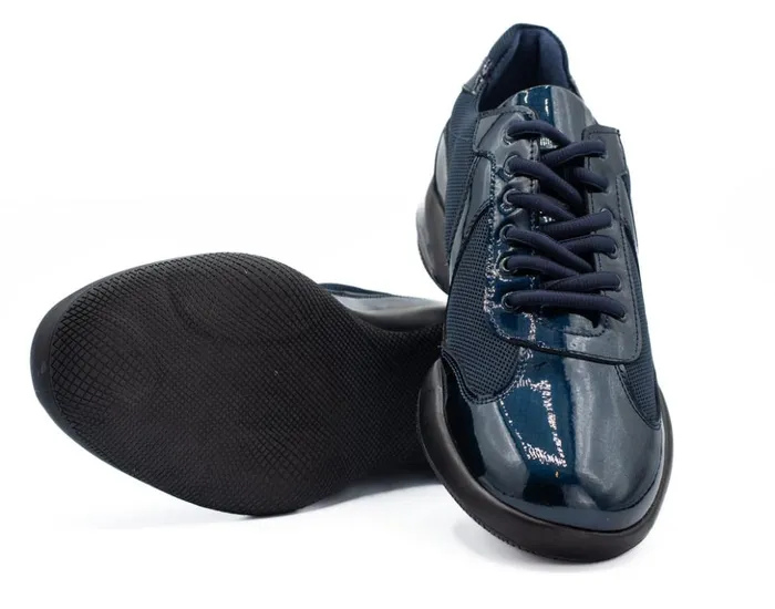 Vinci Leather Sneakers The Zona Navy Leather Sneaker 8211 Men