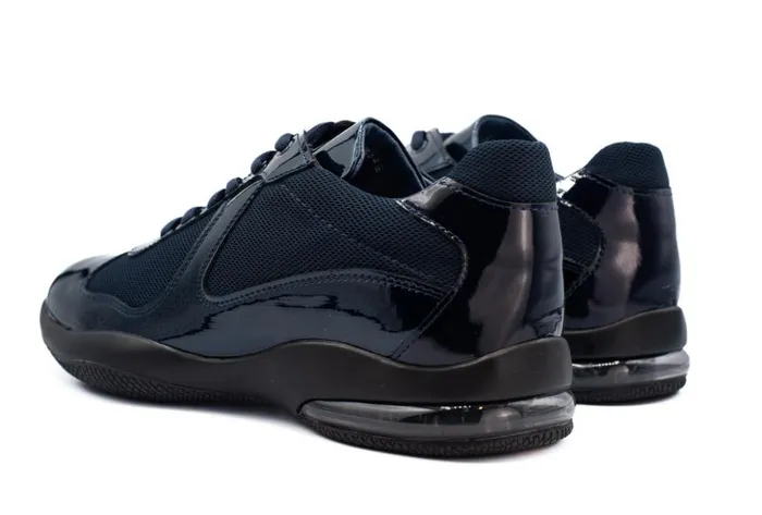 Vinci Leather Sneakers The Zona Navy Leather Sneaker 8211 Men