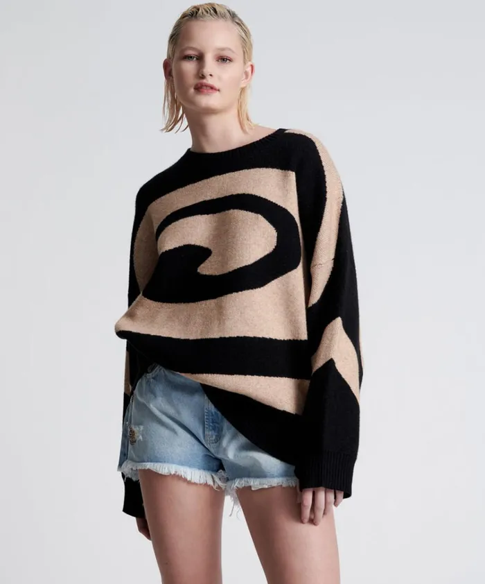 VORTEX JUMPER BLUE Women One Teaspoon Knitwear