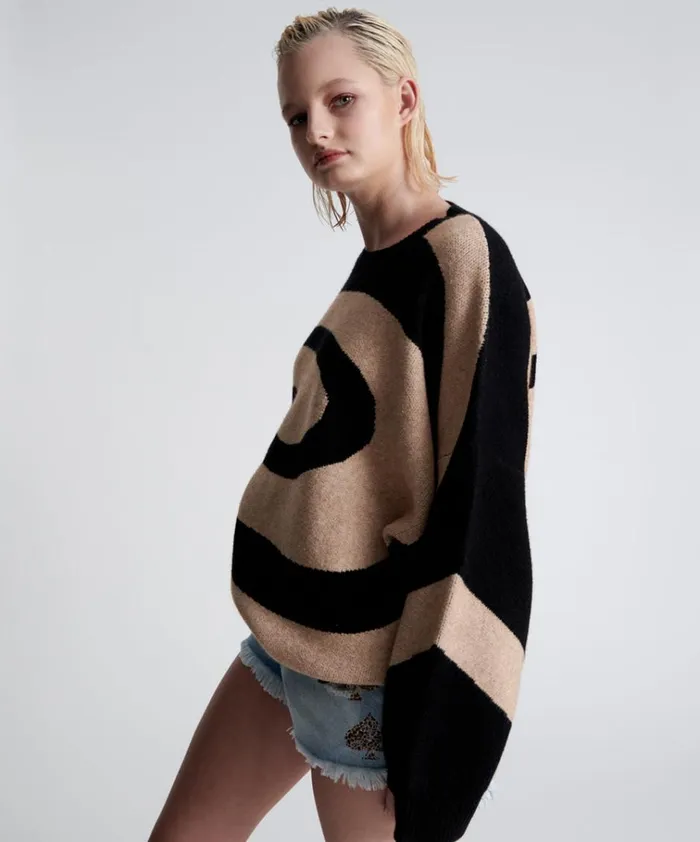 VORTEX JUMPER BLUE Women One Teaspoon Knitwear