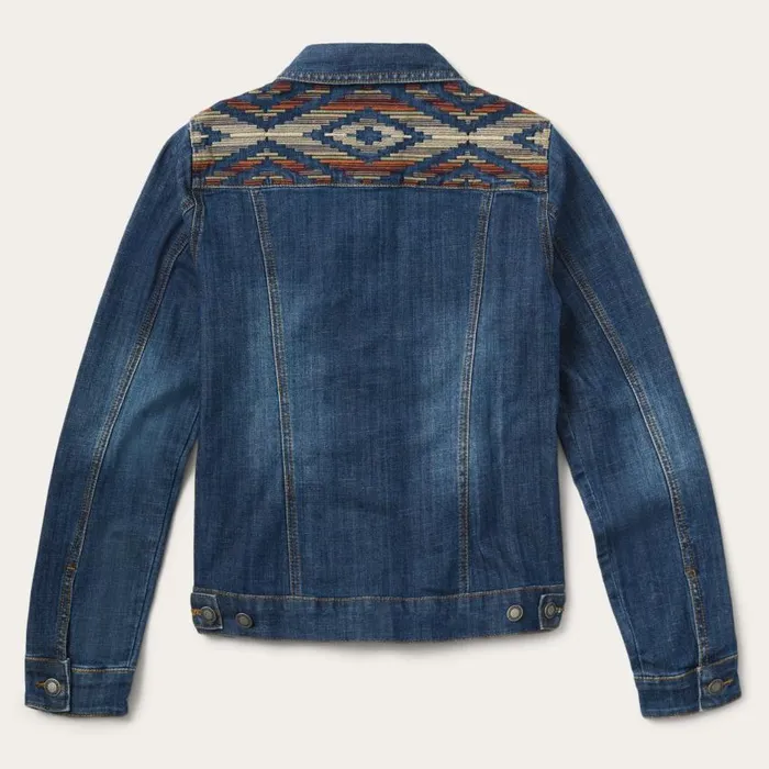 Western Denim Jacket Blue Women Stetson Jackets