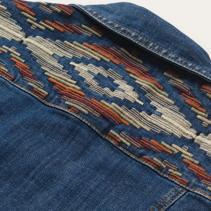 Western Denim Jacket Blue Women Stetson Jackets