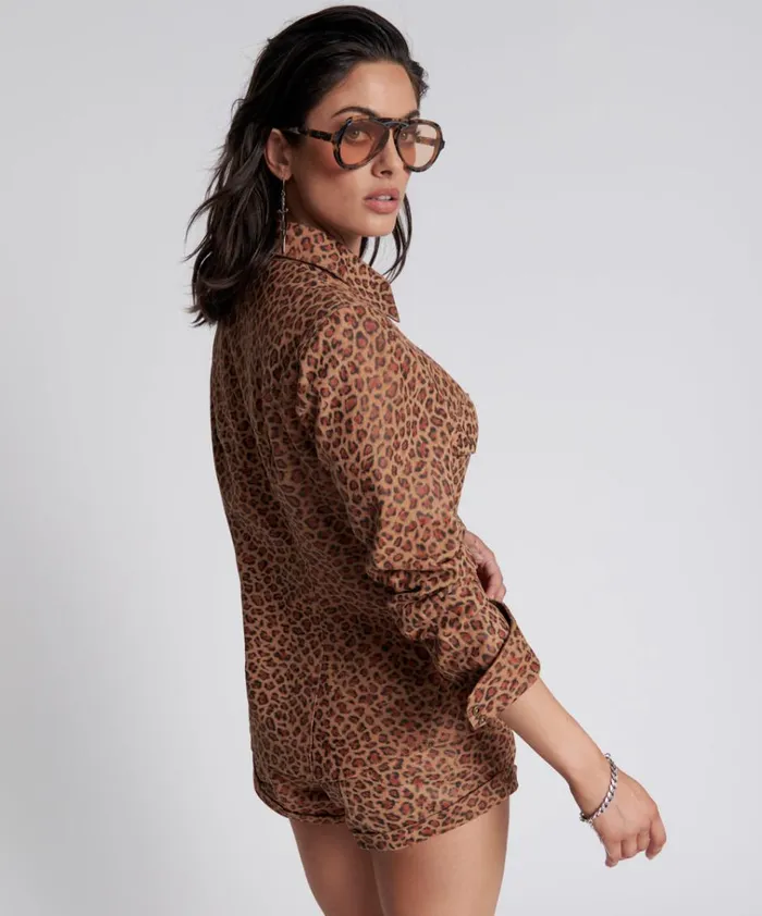 WILD THING SUEDE SHACKET Women One Teaspoon Shirts WILD THING SUEDE SHACKET Women One Teaspoon Shirts