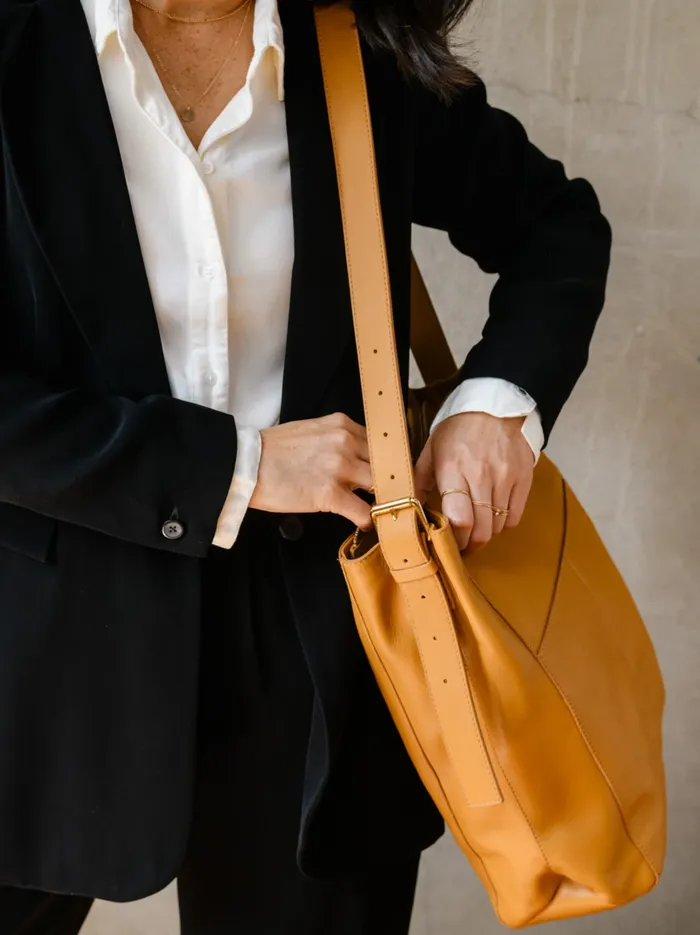 Women Able Jacklyn Work Tote Cognac Totes and Shoulder Bags