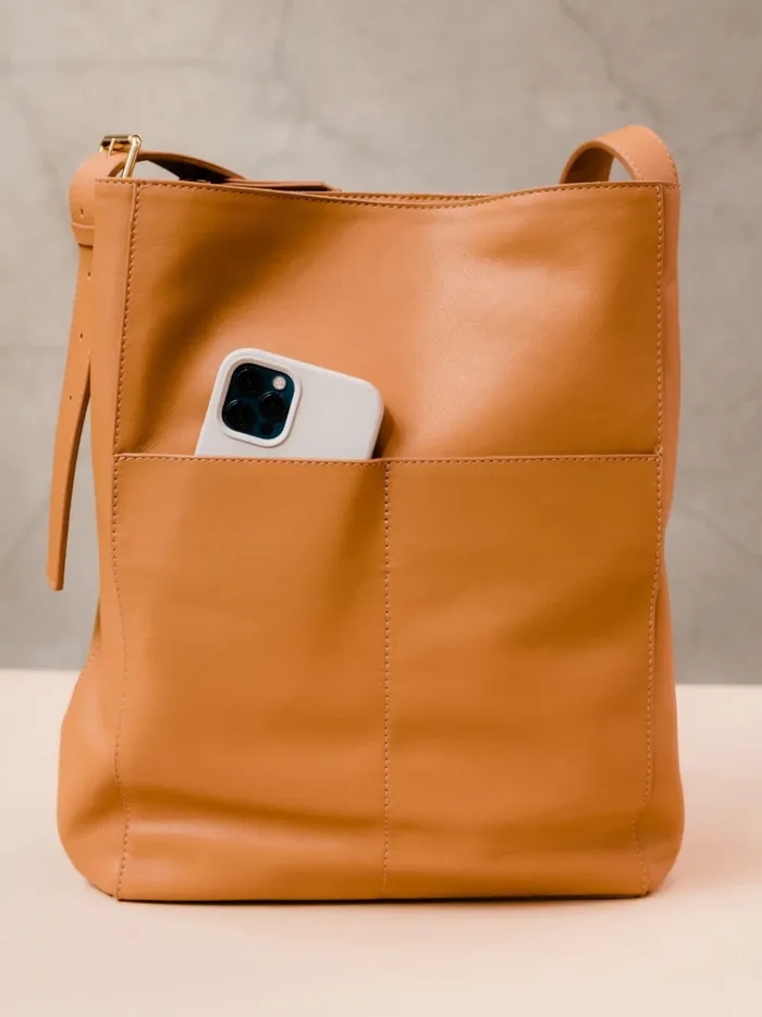 Women Able Jacklyn Work Tote Cognac Totes and Shoulder Bags