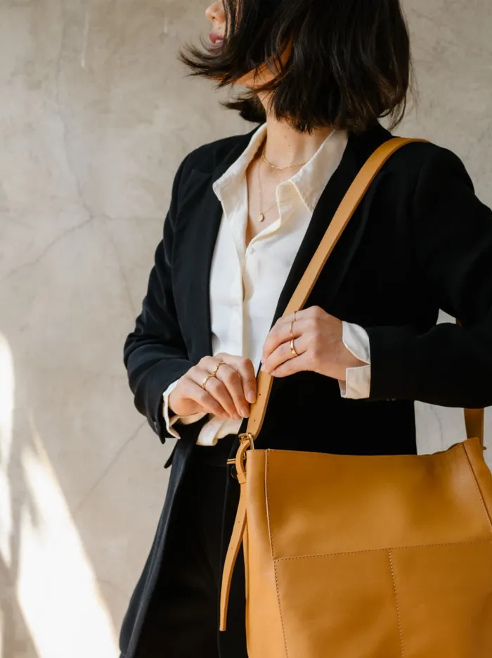 Women Able Jacklyn Work Tote Cognac Totes and Shoulder Bags