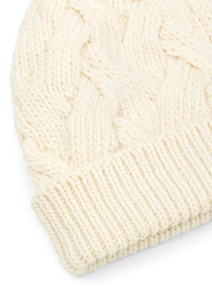Women Accessories ALC Oliver Wool Beanie Off White