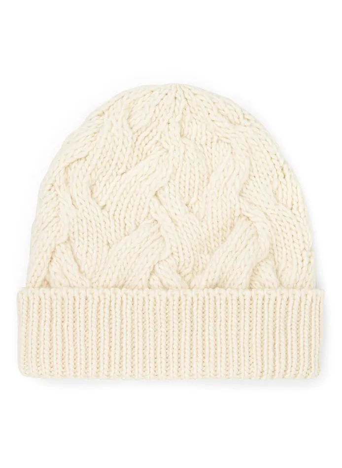Women Accessories ALC Oliver Wool Beanie Off White