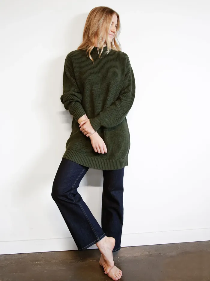 Women Alexandria Tunic Sweater Berry Sweaters Able