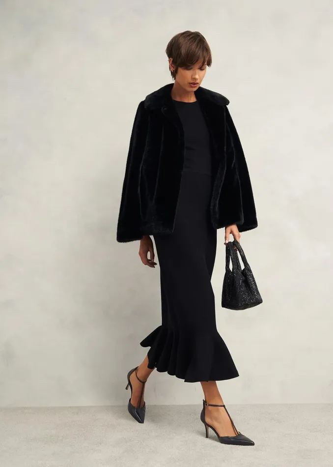 Women Alice Leather TBar Courts Black Hobbs Heels