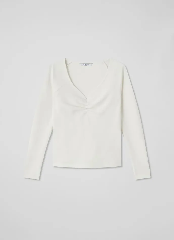 Women Anabella Cream Top With LENZING ECOVERO Viscose Ivory LKBennett Tops