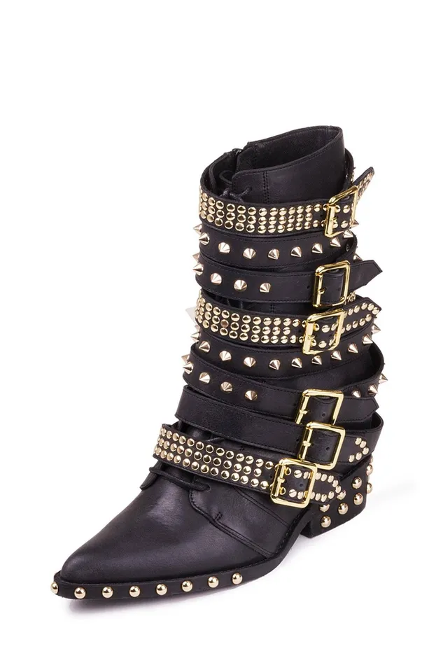 Women Ankle To Mid Jeffrey Campbell DRACOSTUD White Silver